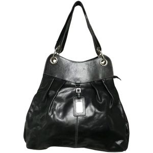 Prüne Shoulder Made In Argentina Black Hobo Bag